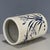 Blue & White Crackle Glaze Porcelain Brush Pot With Orchid Motif For Sale - Image 4 of 9