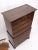 Antique 19th Century Solid Mahogany Chest on Chest Two Part Cabinet Tallboy For Sale - Image 9 of 13