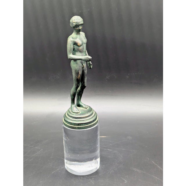 Traveling Man Treasures is selling this antique "Grand Tour Era" bronze statuette modeled after a famous 1st-century AD...