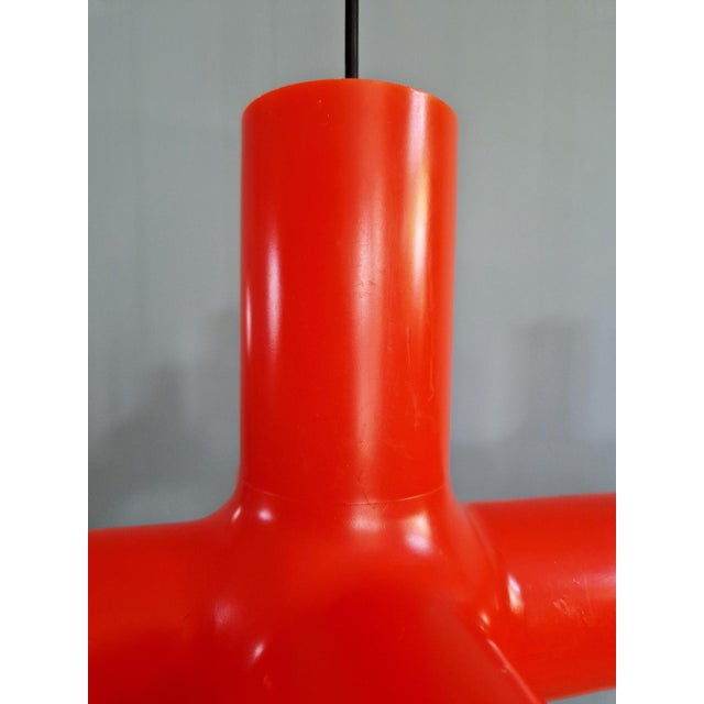 Orange Crosslight Orange Pendant Light by Jan Melis & Ben Oostrum, 2000s For Sale - Image 8 of 16