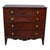 Hepplewhite Mahogany Graduated 4 Drawer Chest With Slayed Legs C1830 For Sale - Image 4 of 12