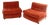 Amanta Lounge Chairs by Mario Bellini, Italy, 1973, Set of 2 For Sale