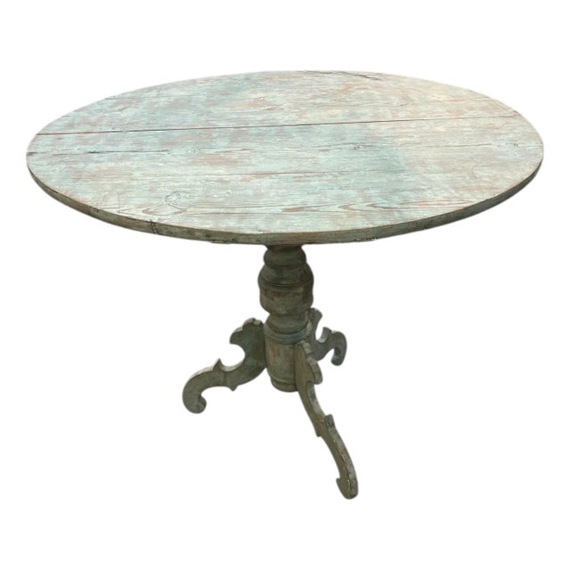 Early 20th Century Swedish Tilt Top Table For Sale