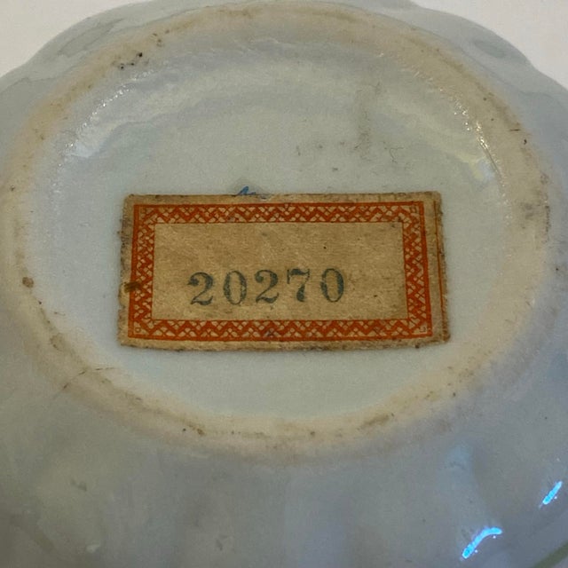 1970s 1970s Hand Painted Lidded Porcelain Trinket Box For Sale - Image 5 of 9