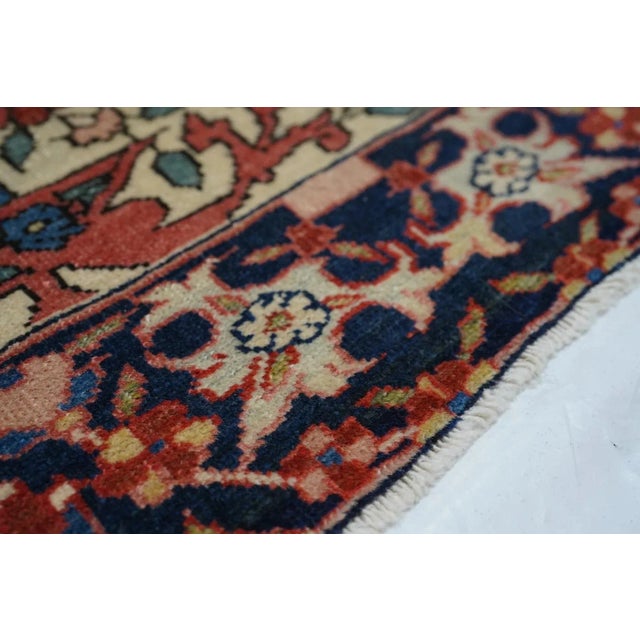 Antique Sarouk Rug 3'3'' x 4'11'' For Sale In New York - Image 6 of 10