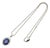 9.73 Carat Tanzanite Diamond Platinum Halo Pendant Necklace For Sale