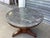 Burnt Umber French Antique Guéridon/Center Hall Table W/Marble Top For Sale - Image 8 of 9