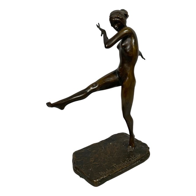 Paolo Troubetzkoy, Italian Sculpture of Ballerina, Early 20th Century, Bronze For Sale