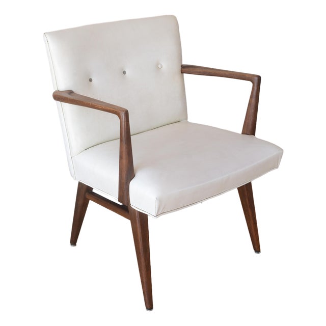 MCM Jens Risom Model C-108 Walnut Armchair For Sale
