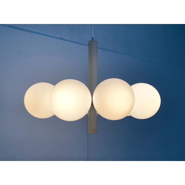 Mid-Century German Space Age Minimalist Chandelier from Kaiser Leuchten, 1960s For Sale - Image 16 of 18