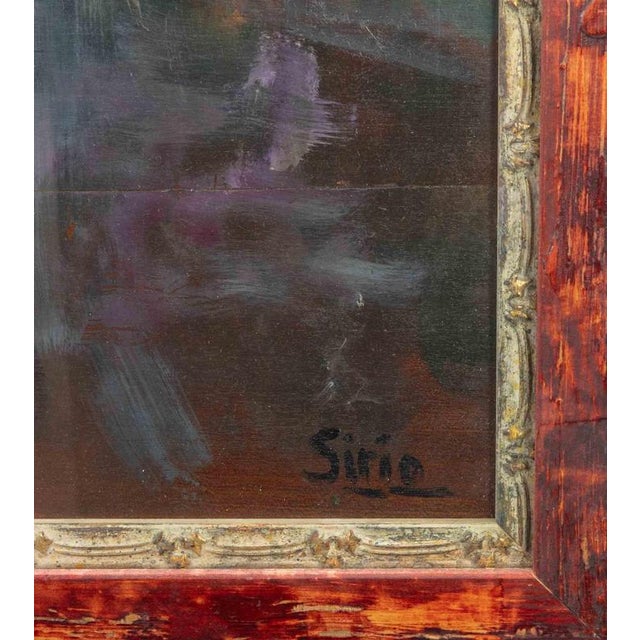 Sirio Pellegrini, The Professor, 1969, Oil Painting on Board, Framed For Sale - Image 4 of 7