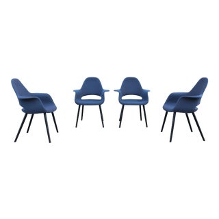 1940 Charles Eames & Eero Saarinen for Vitra Organic Conference Chairs - Set of 4 For Sale