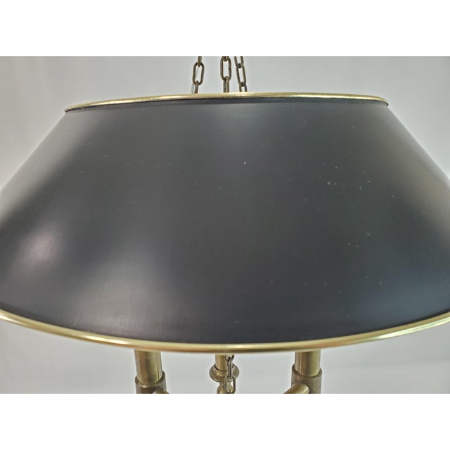 Brass Vintage Brass Chapman Billiard Bouillotte Gaming Lamp For Sale - Image 8 of 13