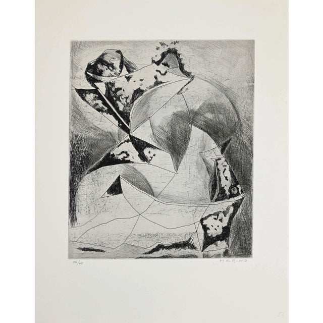 Marino Marini - Composition II - Etching - 1969 For Sale
