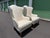 2010s Pair of Ethan Allen Selby Wing Chairs For Sale - Image 5 of 11