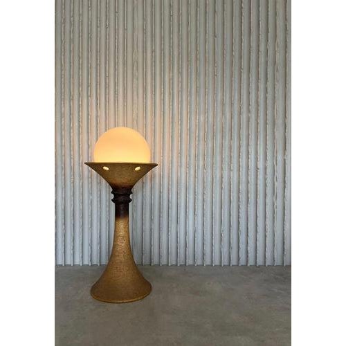 Ceramic Floor Lamp by Doria Leuchten, 1970s For Sale - Image 6 of 6
