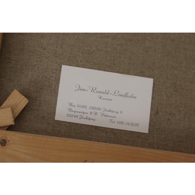 Jim Ronald Lindholm, Beach in Gårdby Parish, 1950s For Sale - Image 4 of 11