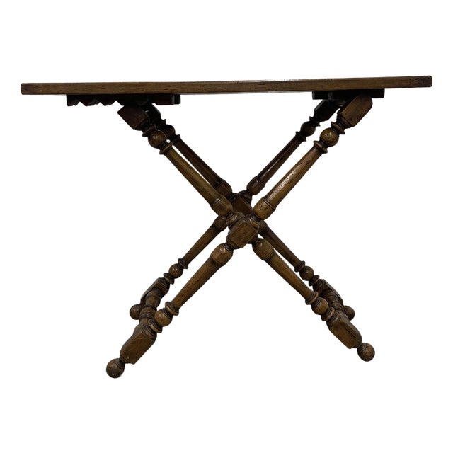 19th Century Adjustable Folding Table For Sale