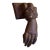 Vintage Cast Iron Hand Door Knocker - Antique Victorian Style Architectural Hardware For Sale