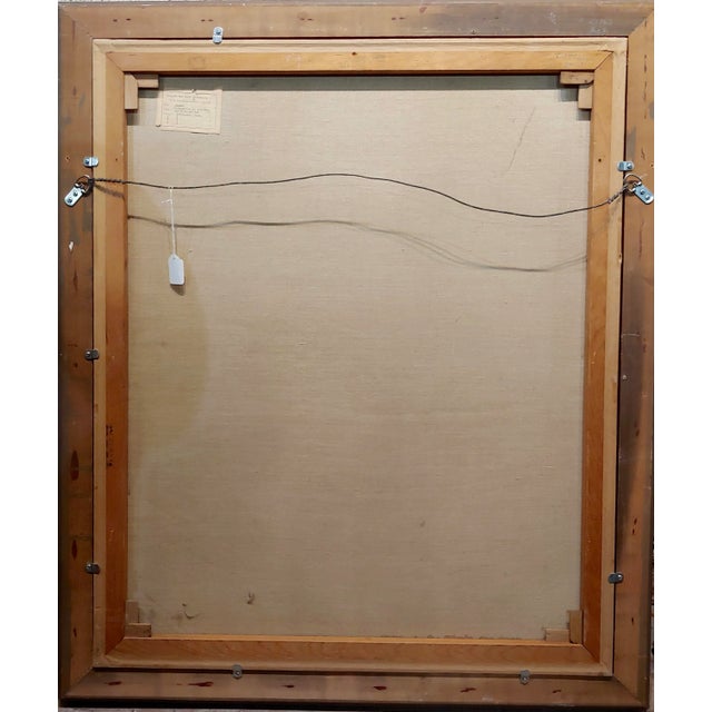 Marguerite Stuber Pearson -Woman in Blue Arranging Her White Roses-Oil Painting For Sale - Image 10 of 12