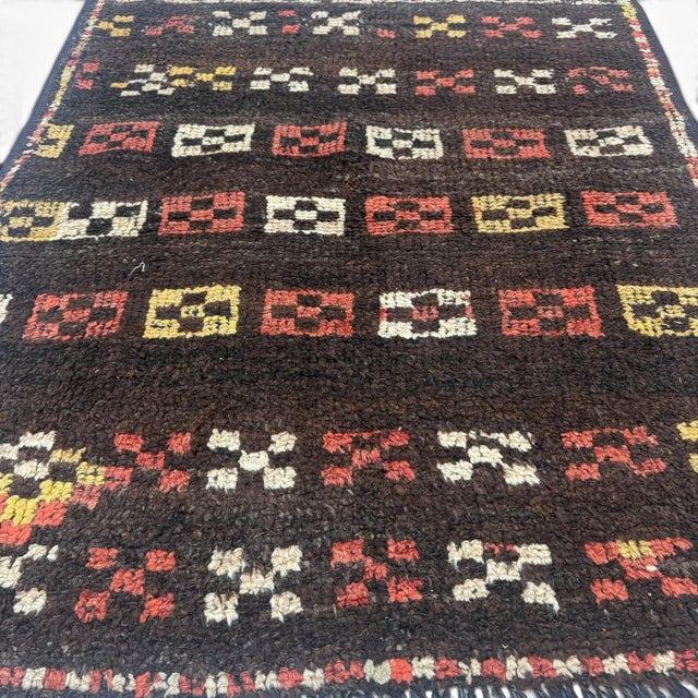 This beautiful antique Konya Bozkir rug, handwoven in Turkey over 100 years ago, is a compelling example of Anatolian...