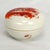 Chinese Antique Chinese Porcelain Paste Box With Red Foo Dog Republic Period For Sale - Image 3 of 5