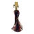 Mid-20th Century Mid-Century Modern Attributed to Val Saint Lambert Swirl Art Glass Table Lamp For Sale