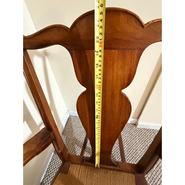 1900 - 1909 Antique Queen Anne Style Rocking Chair For Sale - Image 5 of 9