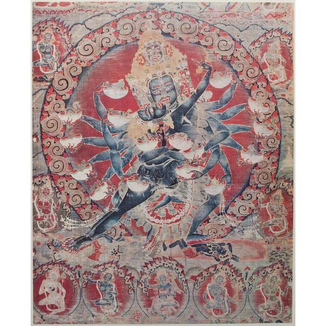 Raspberry Red 1954 Hevajra, First Edition Parisian Full-Color Print For Sale - Image 8 of 9