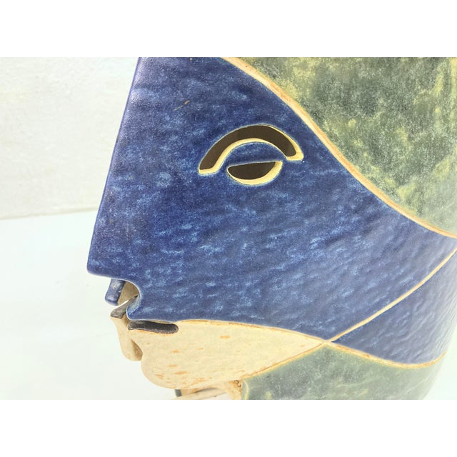 Sculptural Studio Ceramic Table Lamp, 1980s For Sale - Image 17 of 18