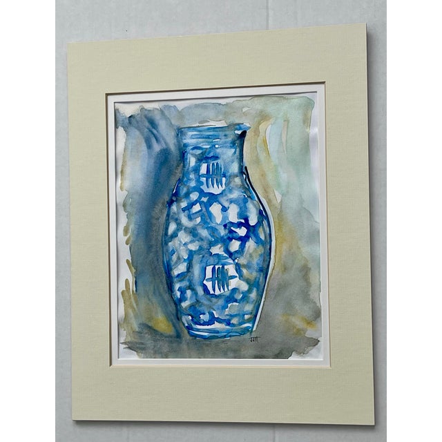 2020s Blue and White 13 Contemporary Painting For Sale - Image 5 of 11