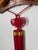 Vintage Japanese Style Ebisu & Daikoku Wooden Mask Wall Hanging With Red Tassels For Sale In Raleigh - Image 6 of 10