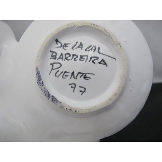 Spanish De La Cal Barreira Pottery Oil & Vinegar Cruet Condiment Serving Tray For Sale - Image 18 of 18