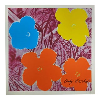 Andy Warhol / CMOA, Flowers, 1980s, Limited Edition Lithograph For Sale