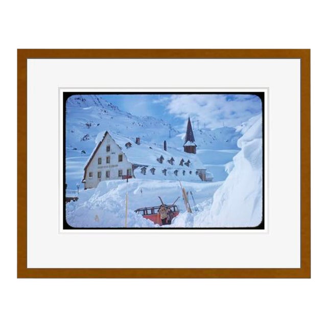 A Hotel in the Mountains 1955 by Toni Frissell Framed C Print For Sale