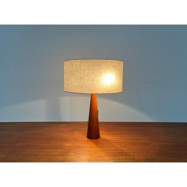 Mid-Century Modern Mid-Century Minimalist Teak Table Lamp, 1960s For Sale - Image 3 of 18