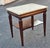 Wood 1960s Regency Style Tiered Mahogany Side Table With Marble Top For Sale - Image 7 of 10