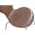 Seven Chairs in Patinated Brown Leather by Arne Jacobsen, 1990s, Set of 6 For Sale - Image 9 of 18