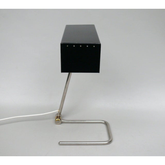 Minimalist Nickel-Plated Table Lamp from HALA, 1950s For Sale - Image 4 of 18