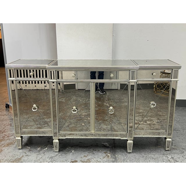 Horchow Zhong Shun Wood Art Co. Mirrored Sideboard Chairish