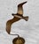 1970s Vintage 16" Coastal Brass Bird in Flight Table Sculpture For Sale - Image 5 of 7