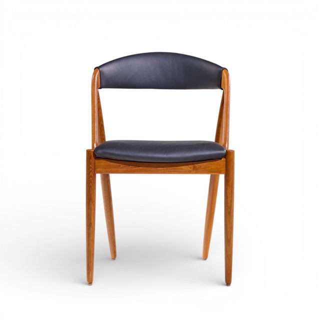 Mid 20th Century Kai Kristiansen Model 31 Mid Century Danish Teak Dining Chairs - Set of 6 For Sale - Image 5 of 12