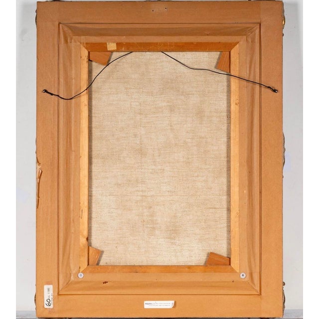 Original William Weintraub Oil Painting Portrait of a Boy For Sale - Image 4 of 4