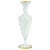 French Opaline Glass Ormolu Vase, 1950s. For Sale