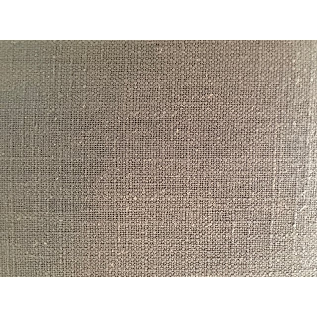 French Contemporary Fabric Panel Bed For Sale - Image 12 of 18