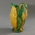 Minton Majolica jug/pitcher which features corn forming the handle. The sides in the form of banana leaves. Colouration:...