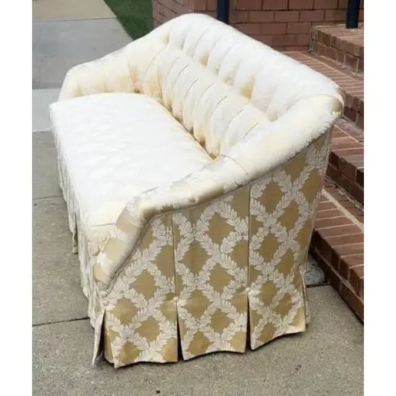 Wood Duralee Tuscany Collection Sofa For Sale - Image 7 of 8