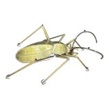 1960s French Brutalist Brass Scarab Coffee Table Base For Sale