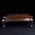 Mid 20th Century Vintage Chinese Huali Rosewood Carved "Double Dragons & Longevity" Kang Table / Display Stand For Sale - Image 5 of 10
