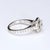 Neil Lane 14k White Gold Diamond Halo Engagement Ring With 0.5ct Round Brilliant, Size 4.75 For Sale - Image 10 of 11
